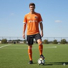 New Houston Dynamo Adidas Mls Home Authentic Primary Jersey - Orange Texas  medi