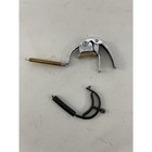 Hamilton Usa Chrome Metal Guitar Capo   Black Capo - Lot Of 2