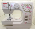 Janome Kt-35 Hello Kitty Sewing Machine Sanrio Compact 100v Japan New Open Box