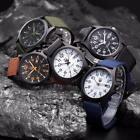 Military Mens Date Waterproof Canvas Strap Analog Quartz Sport Wrist Watches D