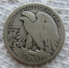 1921-s Walking Liberty Silver Half Dollar Rare Key Date 21 Shows Cleaned