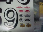 1 24 Slotcar 1 24 Scale Vintage Cox Galaxy Slot Car Decals