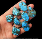 Natural Blue Turquoise Gemstone 925 Sterling Silver Plated Rings Lot Jewelry