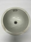 Antique Porcelain Round Bathroom Sink Bowl   Tennessee Marble Corner Countertop