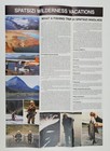1980s Bc Canada Spatsizi Wilderness Vacations Fishing Vintage Travel Brochure