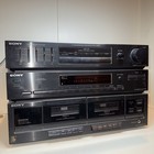 Sony Hst-211 Stereo Component System W Am fm dual Cassette  Equalizer Amplifier