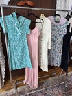 1930s 1940s Vintage Reseller Lot 7 Pieces Dresses As Is