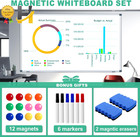 Large Dry Erase Board 6  X 4  Magnetic Whiteboard Aluminum Presentation Board