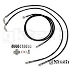 Gktech S13 s14 240sx E-brake Stand Alone Ss Braided Brake Line Kit