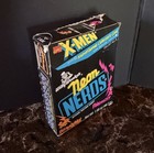 Vintage 1995 Willy Wonka Neon Nerds Candy Box W  X-men Collector Card Attached 