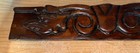 Antique Carved Architectural Salvage Wood Pediment 18 50   