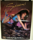 Vintage  1991 Sirens Autographed By Selena Steele Adult Movie Poster 18 x23  kd8