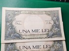 Lot 2 Banknotes Romania - 1000 Lei 1941 - Consecutive Number - Xf    
