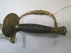 Us Model 1860 Civil War Officers Gar Veterands Sword   Scabbard Etched Blade T38