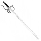 36  Ornately Detailed Medieval Rapier Sword Steel Blade Collectible W  Scabbard