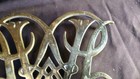 Vintage Brass Queen Anne Cypher Virginia Metal Crafters Colonial Williamsburg Vm