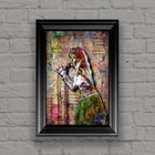 Cyndi Lauper 20x30inch Poster  Cyndi Lauper Art Tribute Free Shipping Us
