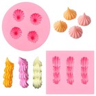 3d Cream Chocolate Silicone Molds  2 Pcs Mini Cookie Fondant Molds  Cake