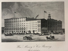 C1880 Rare Engraved Print William Massey   Co  Brewery Philadelphia 10 X 7  1 2