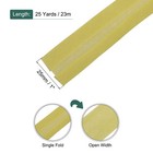 1 Inch Single Fold Bias Tape Polyester For Sewing gold 25 Yards 