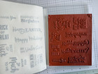 Stampin  Up  Retired Stamp Set - Throughout The Year