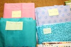 A2  Lot Of Hobby Craft Sewing Fabric  24  Yards Of Cotton Blend