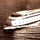 Ferry Kalakala - Streamlined Craft Speeding On Puget Sound - Real Photo Postcard
