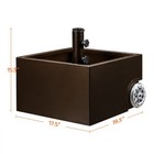150lbs Portable Patio Umbrella Stand Free Standing Umbrella Base For Outdoor