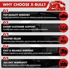 X-bull Electric Winch 10k Lbs Synthetic Rope 12v Towing For Truck Car Off Road