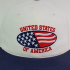 Vintage United States Of American Usa Made Snapback Hat Baseball Cap Patriotic