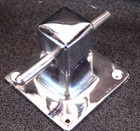 Vtg Samson Post Boat Cleat Mooring Bit 4 x6  Across Base Is 4 5x4 5 Chrome brass