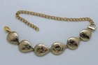 Women Metal Boot Chain Anklet Bracelet Heel Shoe Gold Drop Charm Anklet Pair