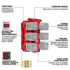 Milwaukee 48-59-1817 M18 Six Bay Daisy Chain Rapid Charger