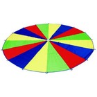 Brawny Tough 20-foot Rainbow Play Parachute For Kids With 16 Handles