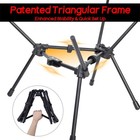 Foldable Camping Backpacking Chairs Ultralight High Back Camp Beach Hiking Chair