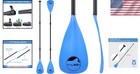 Carbon Sup Paddle 4 Piece Adjustable Kayak Paddle Stand Up Paddleboard Paddle   
