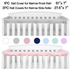 Baby Crib Rail Covers Wrapped Rail Cover 3pcs Anti-collision Protector Usa