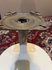 Vtg Mcm 60   s Tulip Swivel Base Chair Mushroom Ottoman Custom Table Diy Project