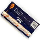 Ocb Connoisseur Ultimate Rolling Papers 32ct Slim   Tips Natural Unbleached Usa