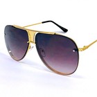 Aviator Sunglasses Women Gold Frame Oversized Fashion Sun Glasses Classic Retro
