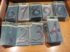 Hillman Black Plastic Reflective Nail-on Number 4 H In - Assorted Lot