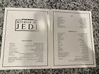 Star Wars Return Of The Jedi Promotional Press Kit Folder Cast   Crew Listing 