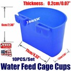 Bird Cage Cups Hanging Poultry Feeders Water Drinker For Pigeon Poultry Roosters