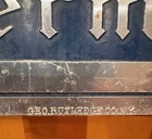1918 Prussian National Insurance Co  Sign By George Rutledge Co   Acid Etched
