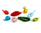 Cake Toppers Colorful Animals Kids Birthday Candle Holders Set Of 8 By Tag Euc