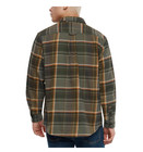 Orvis Men   s Flannel Shirt Regular Fit Heavyweight Cotton Plaid Green Size L