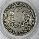 1834 Philippine Counter Mark On 8 Reales  Silver Libertad  Anacs Vf 20 