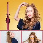 Professional 9mm Curling Iron Hair Waver Pear Flower Ceramic Curlers