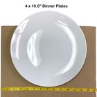 Member s Mark 16 Piece Classic Porcelain Dinnerware Set  White