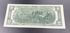 1976  2 Two Dollar Bicentennial Bill Brookyln Ny Postmarked  no Stamp  Unc  223